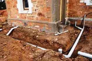 outside drainage Falconwood
